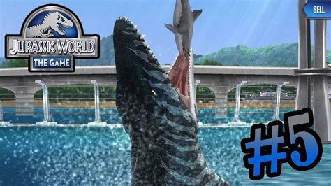 Level 20 Mosasaur Jurassic World The Aquatic Park 5 Youtube