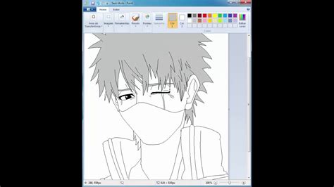Drawing Paint Kakashi Youtube
