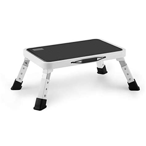 Jocauto Folding Step Stool Height Adjustable Step Stool With 15 X 10