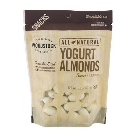 Save On Woodstock Almonds Yogurt Covered Natural Order Online Delivery