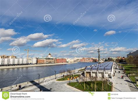 Moscow Skyline And Peter The Great Stock Photo Image Of Peter