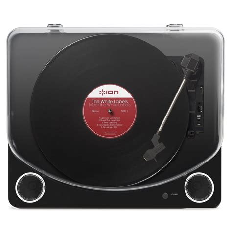 Ion Max Lp Usb Turntable With Integrated Speakers Black Box Opened
