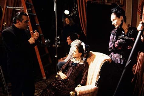 Winona Ryder Martin Scorsese And Geraldine Chaplin In The Age Of Innocence 1993 The Age Of