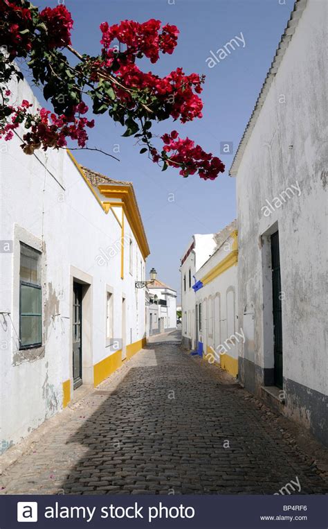 Typical Streets In The Old Town Of Faro In The Southern Region