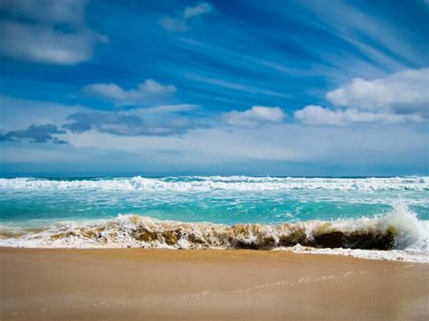 Wallpaper Ocean Sea Gulf Waves Blue Water Coast