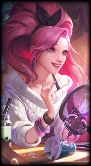 Kda All Out Seraphine Rising Star League Of Legends Lol Champion