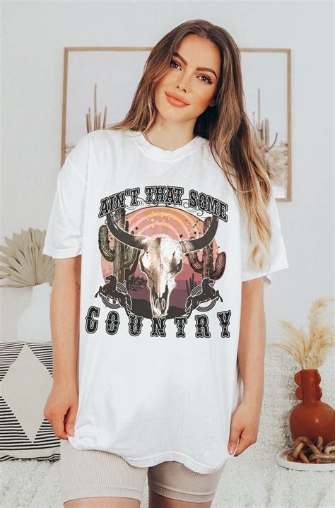 Aint That Some Shirt Vintage Cowboy Country Music Tshirt For Concert