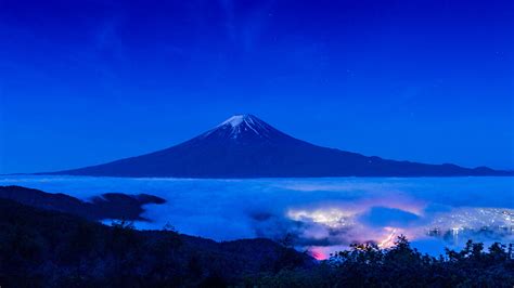 Mount Fuji Beautiful Shot Full Hd 2k Wallpaper
