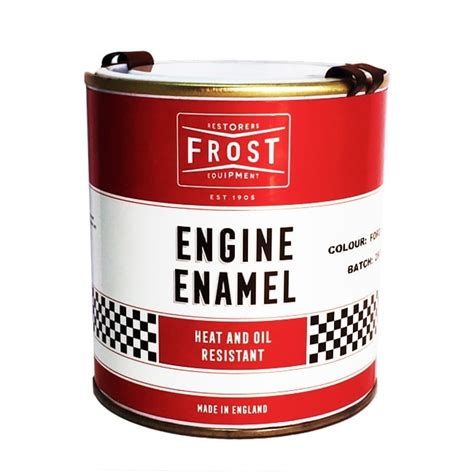 Frost Semi Gloss Black Engine Enamel Paint 500ml