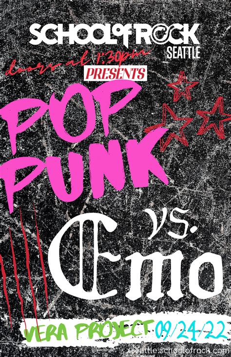 School Of Rock Seattle Presents Pop Punk Vs Emo The Vera Project