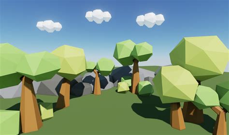 Low Poly Worlds - a good way to learn Blender and UE4