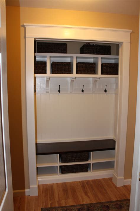 This inspiration guide offers a variety of alternative closet door ideas for. It is done...I converted the entry closet off the garage ...