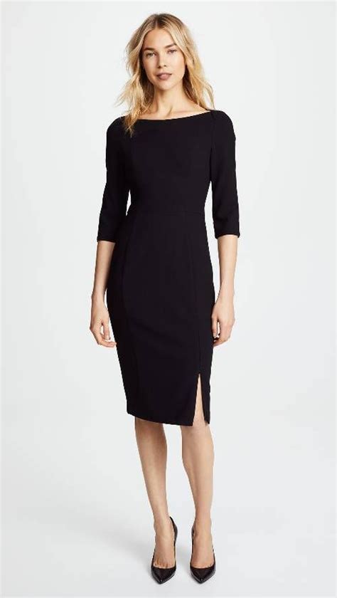 The 15 Chicest Sheath Dresses To Wear For Work This Summer Black