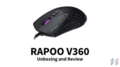 Unboxing And Reviewing Rapoo S V360 Gaming Mouse YouTube