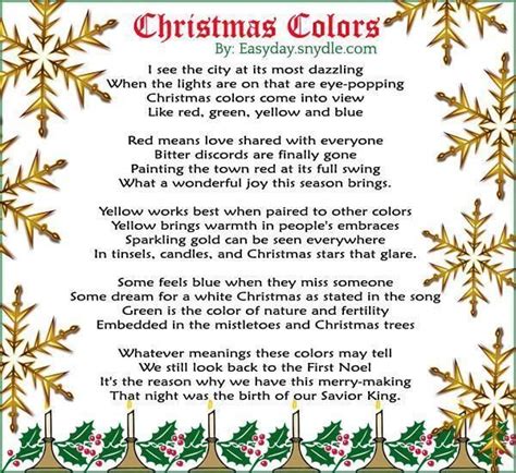Famous Christmas Poems Holidays Sunday School And Xmas