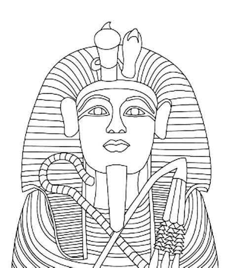 King Tut Coloring Page For Kids Coloring Pages