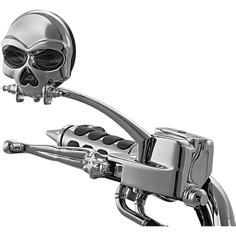 Kuryakyn Skull Mirrors Street Motorcycle Accessories