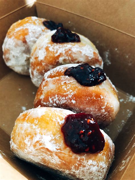 Raspberry Jam Filled Donuts | Filled donuts, Homemade donuts, Delicious donuts