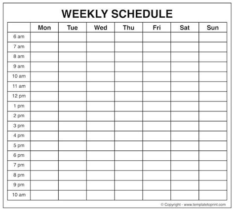 Create custom printable calendars for 2021, 2022, and any other year in weekly, monthly, yearly and more styles. Free Blank Weekly Calendar Templates | Printable Weekly ...