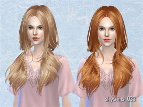 Sims 4 Hairs ~ Butterflysims Hair 033 By Skysims