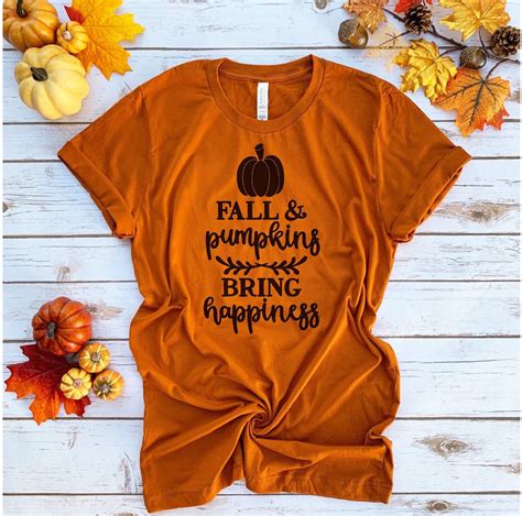 Pumpkin Shirt Fall Tshirts Inspirational Quote Halloween Etsy In 2020