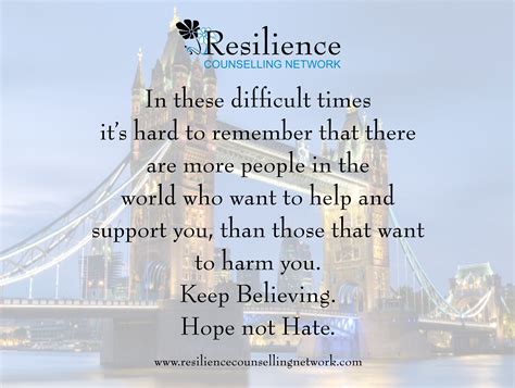 In These Difficult Times Resilience Counselling Network