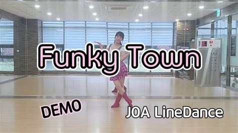 funky town int line dance 펑키 타운ㅣimprover 평택조아라인댄스 초중급라인댄스 youtube