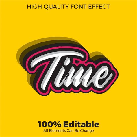 Premium Vector Modern Simple Script Text Style Editable Font Effect