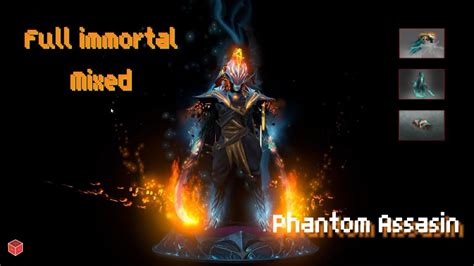 Phantom Assasin Mixed Set With Arcana Dota Which Is The Best Youtube