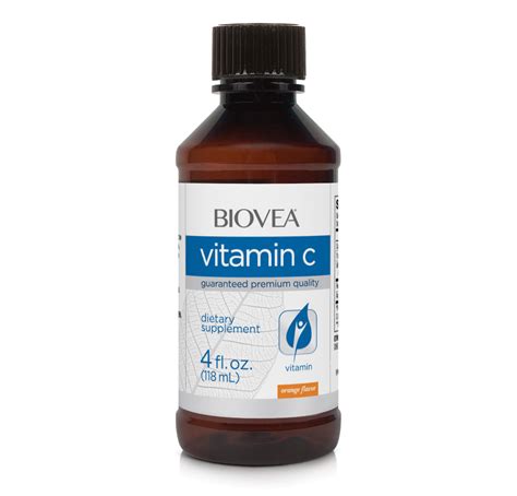Vitamin C Tropfen Orange 4oz 118ml Biovea