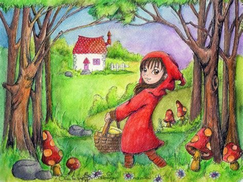 Little Red Riding Hood Wallpaper Wallpapersafari