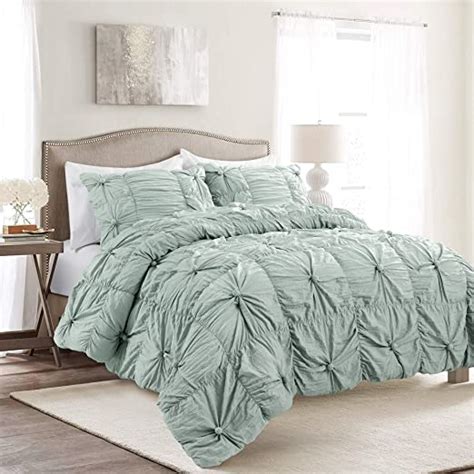 Navy blue comforter sets create compelling beds and striking bedrooms. BEAUTIFUL MODERN CHIC LIGHT BLUE FLUFFY RUFFLED RUCHED ...