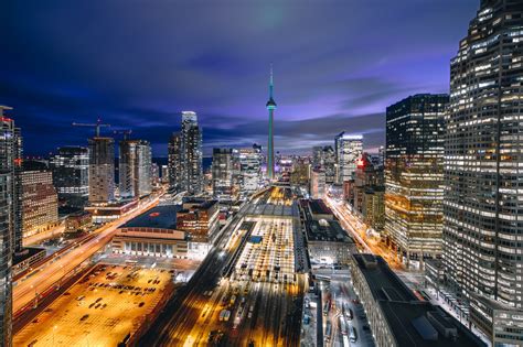 Cityscape Skyscraper Toronto Wallpaper Coolwallpapersme