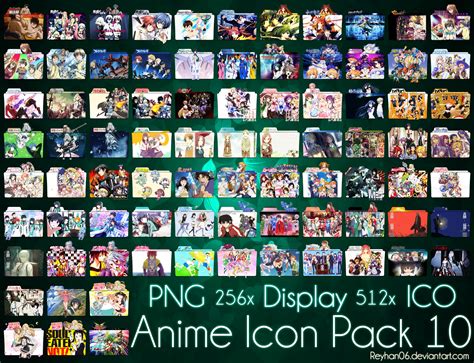 Anime Icon Pack By Reyhan06