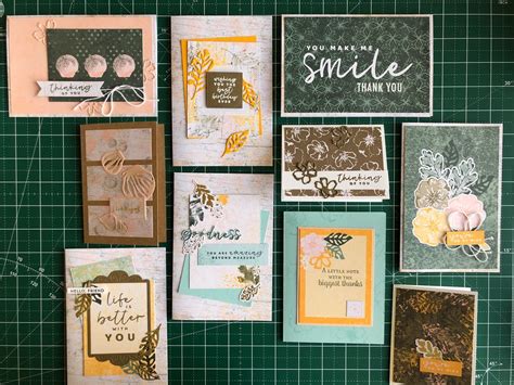 Quick And Easy Cards Created From Stampin Ups Texture Chic Memories