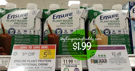 Ensure Plant Based Protein Drinks 199 Atpublix My Publix Coupon Buddy