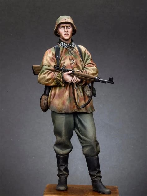 Free Shipping 116 Scale Unpainted Resin Figure Ww2 Panzer Grenadier