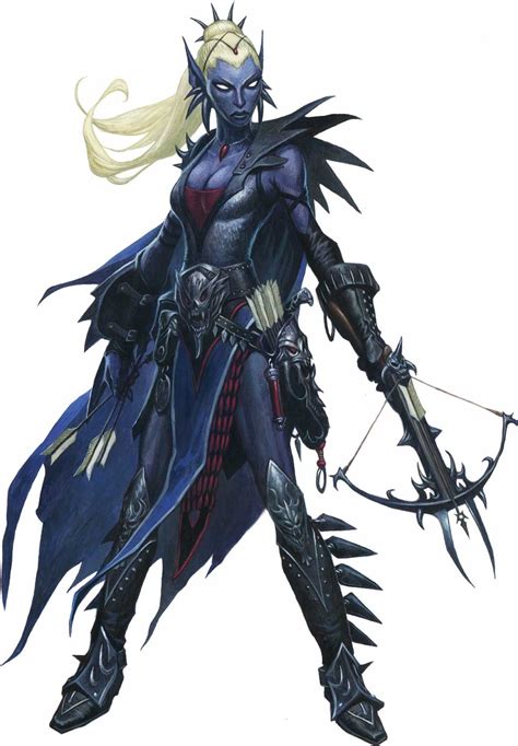 Drow 4e Monster Fantasy Characters Character Portraits Dark Elf