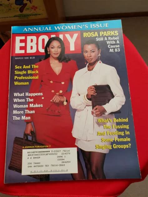 Vintage Ebony Magazine March 1996 Rosa Parks Annual Womens Issue 999