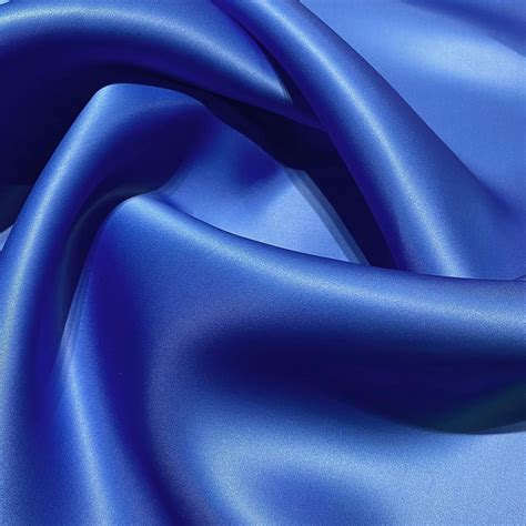 Blue Silk Triple Organza Fabric — Tissus En Ligne