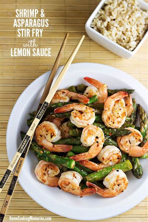 Shrimp and Asparagus Stir Fry with Lemon Sauce | Recipe ...