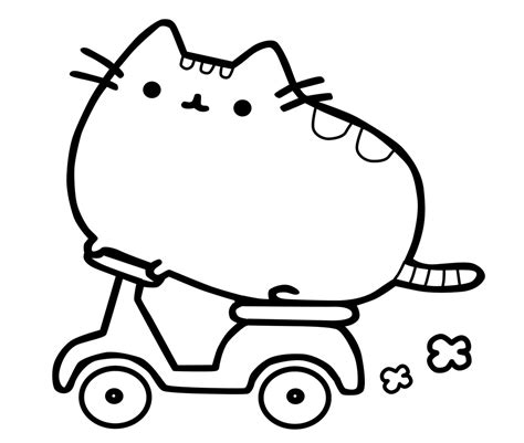 Pusheen Bunny Coloring Pages