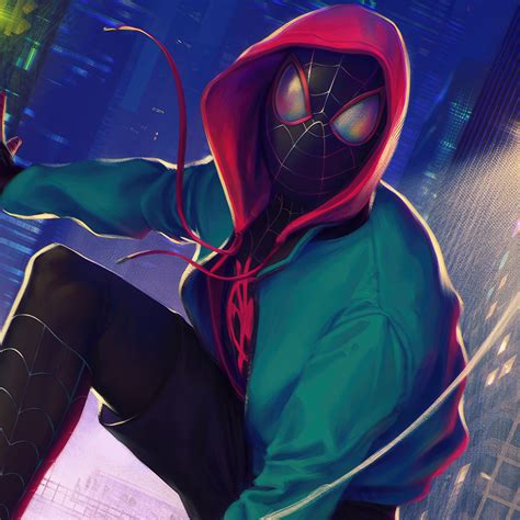 1080x1080 Resolution Spider Man Into The Spider Verse Miles Morales