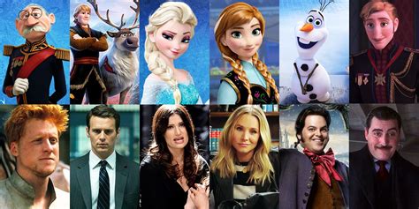 Frozen What The Movie Voice Actors Look Like In Real Life