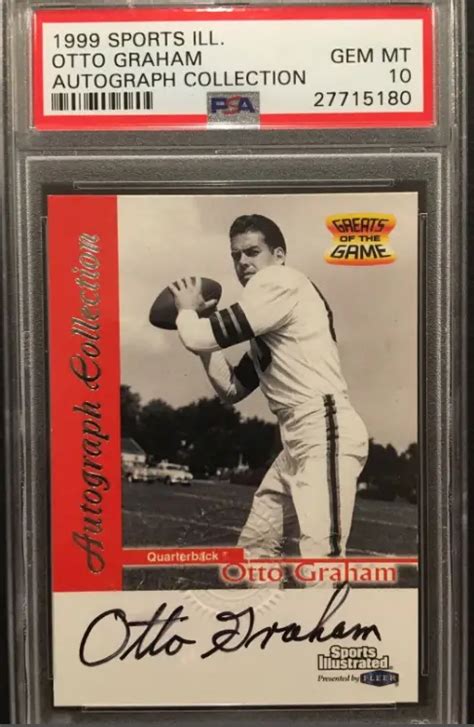 10 Most Valuable Otto Graham Football Cards