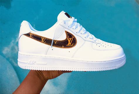 Custom painted nike air force 1 low in louis vuitton brown and vachetta tan lv colorway with white laces and midsole. Air Force 1 x Louis Vuitton Inspired Custom V.3 - Francis ...
