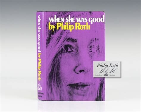 When She Was Good Philip Roth First Edition Signed Rare Book