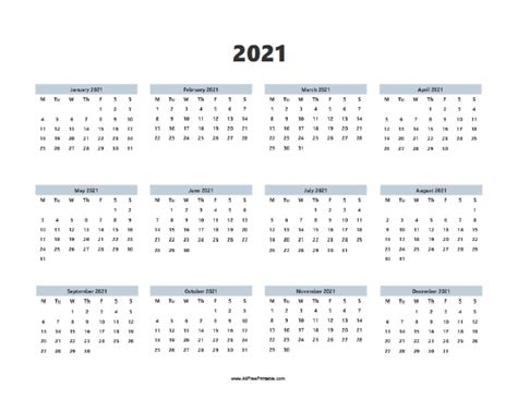• printable monthly calendar 2021 with 12 month calendar 2021 on 12 pages (one month per page), including federal holidays and week starts on sunday. Free 12 Month Calendar 2021 Full | Calvert Giving