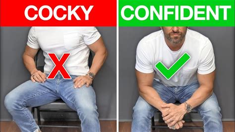 How To Be Confident Without Looking Cocky Confidence Tips Youtube