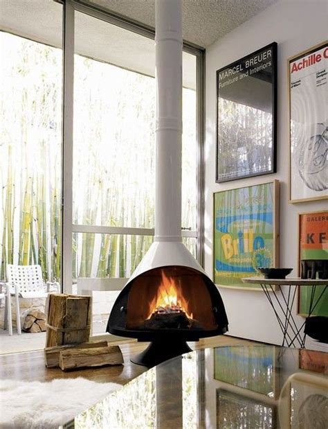 15 Mid Century Modern Fireplace Design Ideas